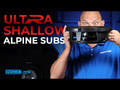 Alpine RS-W10D4 Shallow Type-R subwoofer 10" 4+4 Ohm