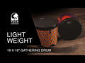 Toca Gathering Drum Freestyle II - Woodstock Purple (TSSGD-18WPT-SLP)