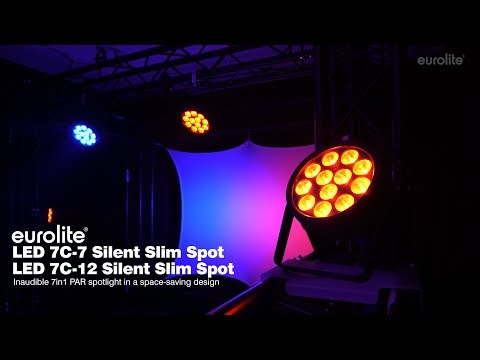 EUROLITE LED 7C-12 tyst smal spotlight