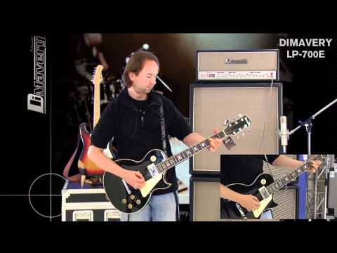 DiMavery LP -700 Elgitarr, Honung Högglans