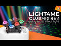 LIGHT4ME CLUBMIX rörlig multieffektbelysning