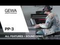 GEWA portabelt piano PP-3 - PP-3-stativ