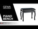 GEWA pianopall Deluxe Classic - körsbär matt
