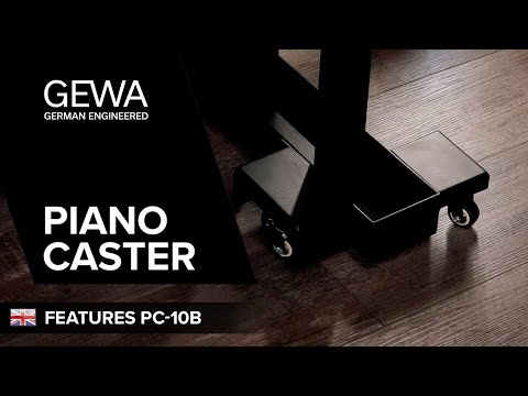 GEWA pianohjulsats PC-10B - Par
