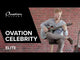 Ovation E-akustisk Gitarrer Celebrity Elite Mid Cutaway - Omvänd blå burst (CE44-RBB-G)