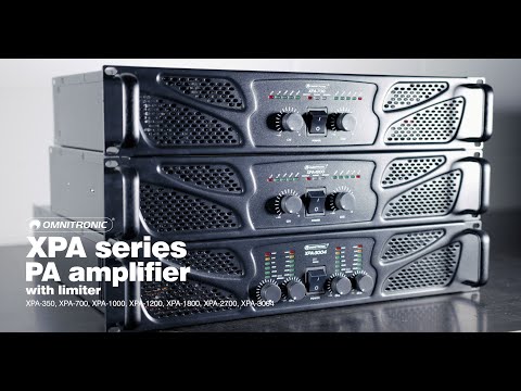 OMNITRONIC XPA-2700 Amplifier