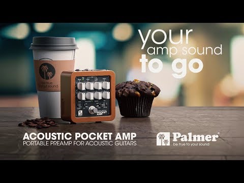 Palmer POCKET AMP ACOUSTIC – Bärbar förförstärkare för akustiska stränginstrument