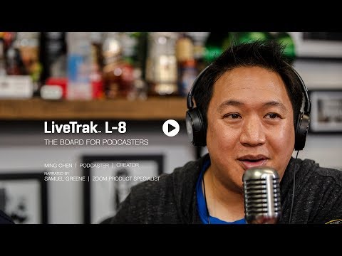 Zoom LiveTrak L-8 Podcast Mixer/ Interface