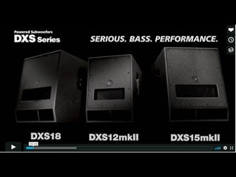 Yamaha DXS15 MKII - aktiv subwoofer
