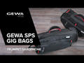 GEWA SPS gigbag för 2 trumpeter, svart Cordura 1680