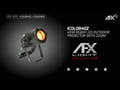 RGBW LED utomhusprojektor med Zoom (40W)