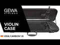 GEWA Fioler fodral Idea 1.8 - Carbon (med sidhandtag)