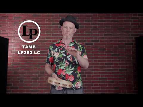 Latin Percussion tamburin Pro 10 in enkelradig tamburin – aluminium (LP380A-AL)