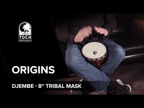 Toca Djembe Origins-serien - Afrikansk mask (TODJ-8AM)