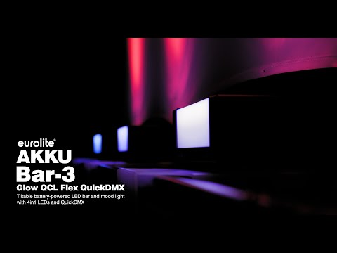 EUROLITE AKKU Bar-3 Glow QCL Flex QuickDMX
