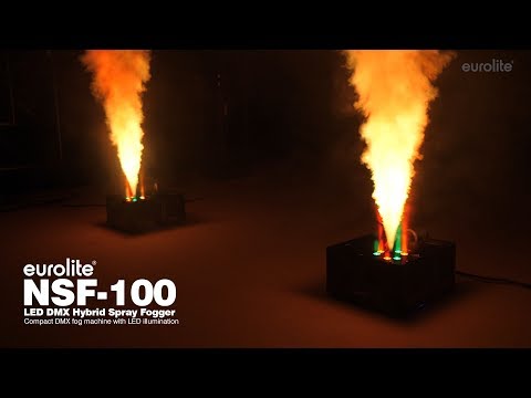 EUROLITE NSF-100 LED DMX Hybrid Spray Fogger