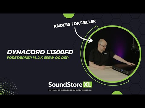 Dynacord L1300FD digital förstärkare (2x650W, DSP)