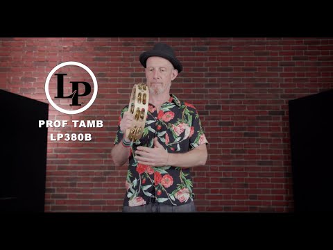 Latin Percussion tamburin Pro 10 in dubbelradig - LP380B-BR (LP380B-BR)