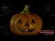 Halloween pumpa med LED 12cm 