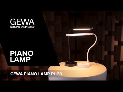 GEWA pianolampa PL-39 - svart matt