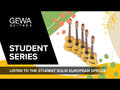 GEWA klassisk gitarr Student massivt lock - 3/4 Natur