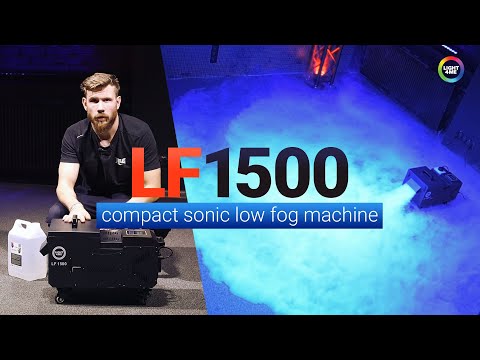 LIGHT4ME LF1500 ultraljudsmaskin för tung rök + fjärrkontroll