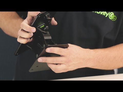 Gravity SP WMBS 20 W - Väggfäste med tilt- och swivel-funktion för högtalare upp till 20 kg, vit