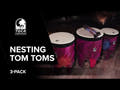 Toca Nesting-trummor Tom Tom Freestyle II - 12" (TF2NT-12WP)