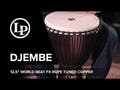 Latin Percussion Djembe World Beat FX repstämd - grå (LP725G)