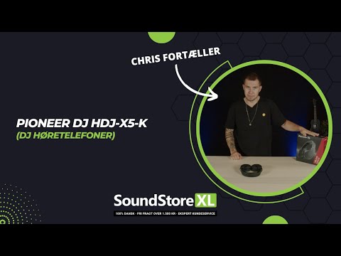 Pioneer DJ HDJ-X5 K DJ hörlurar (svarta)