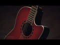 Ovation E-akustisk Gitarrer Standard Balladeer Deep Contour Cutaway - Körsbär Körsbärsburst (2771AX-CCB-G)