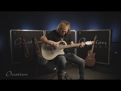 Adamas E-akustiska Gitarrer 2087GT Deep Contour Cutaway - omvänd beige burst (2087GT-7-G)