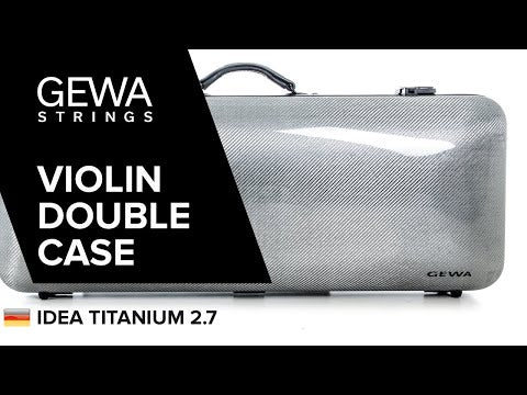 GEWA Fioler dubbelfodral Idea 2.7 - Titanium