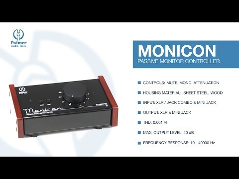 Palmer MONICON® W - Passiv monitor-controller vit, begränsad upplaga