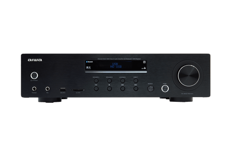 AIWA AMT-130 Förstärkare Svart – 120W, Bluetooth & Phono