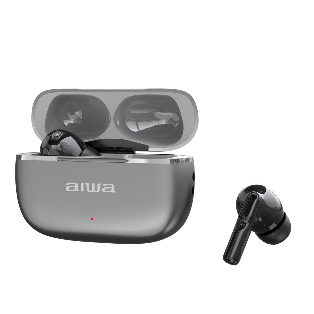 AIWA ETWS-160 True Wireless Earbuds med ANC, ENC och Bluetooth 5.4