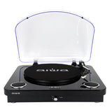 AIWA LPS-25 Pladespiller – Bluetooth, USB & FM, sort
