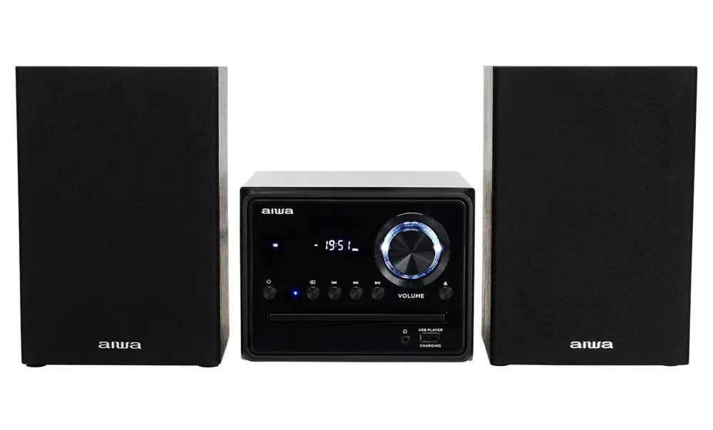 AIWA MCBT-350 Micro Hi-Fi-anläggning 20 W med Bluetooth, CD, FM och USB