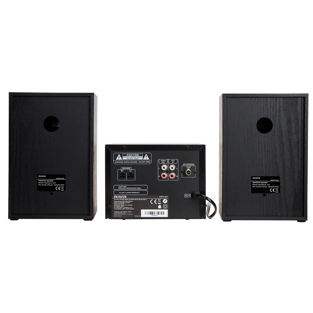 AIWA MCBT-350 Micro Hi-Fi-anläggning 20 W med Bluetooth, CD, FM och USB