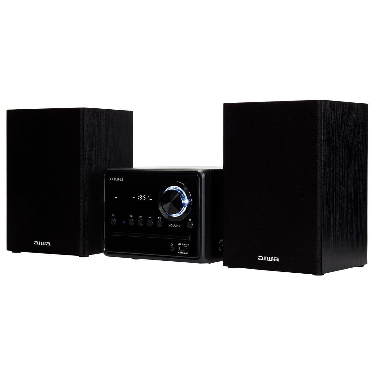 AIWA MCBT-350 Micro Hi-Fi-anläggning 20 W med Bluetooth, CD, FM och USB