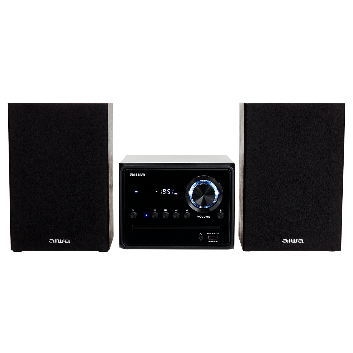 AIWA MCBT-350 Micro Hi-Fi-anläggning 20 W med Bluetooth, CD, FM och USB