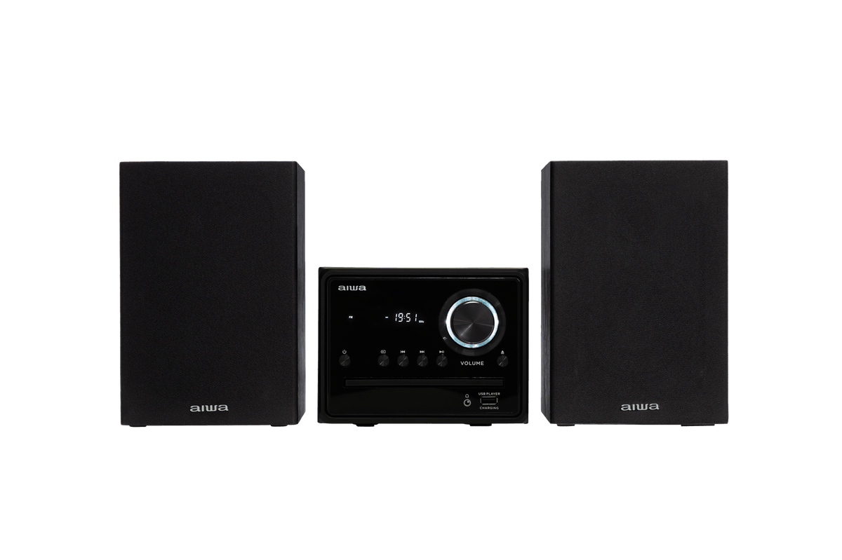 AIWA MCBT-350 Micro Hi-Fi-anläggning 20 W med Bluetooth, CD, FM och USB