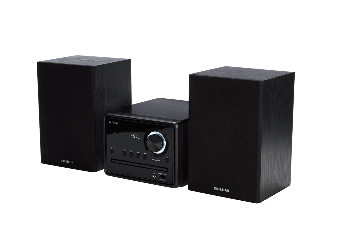AIWA MCBT-350 Micro Hi-Fi-anläggning 20 W med Bluetooth, CD, FM och USB