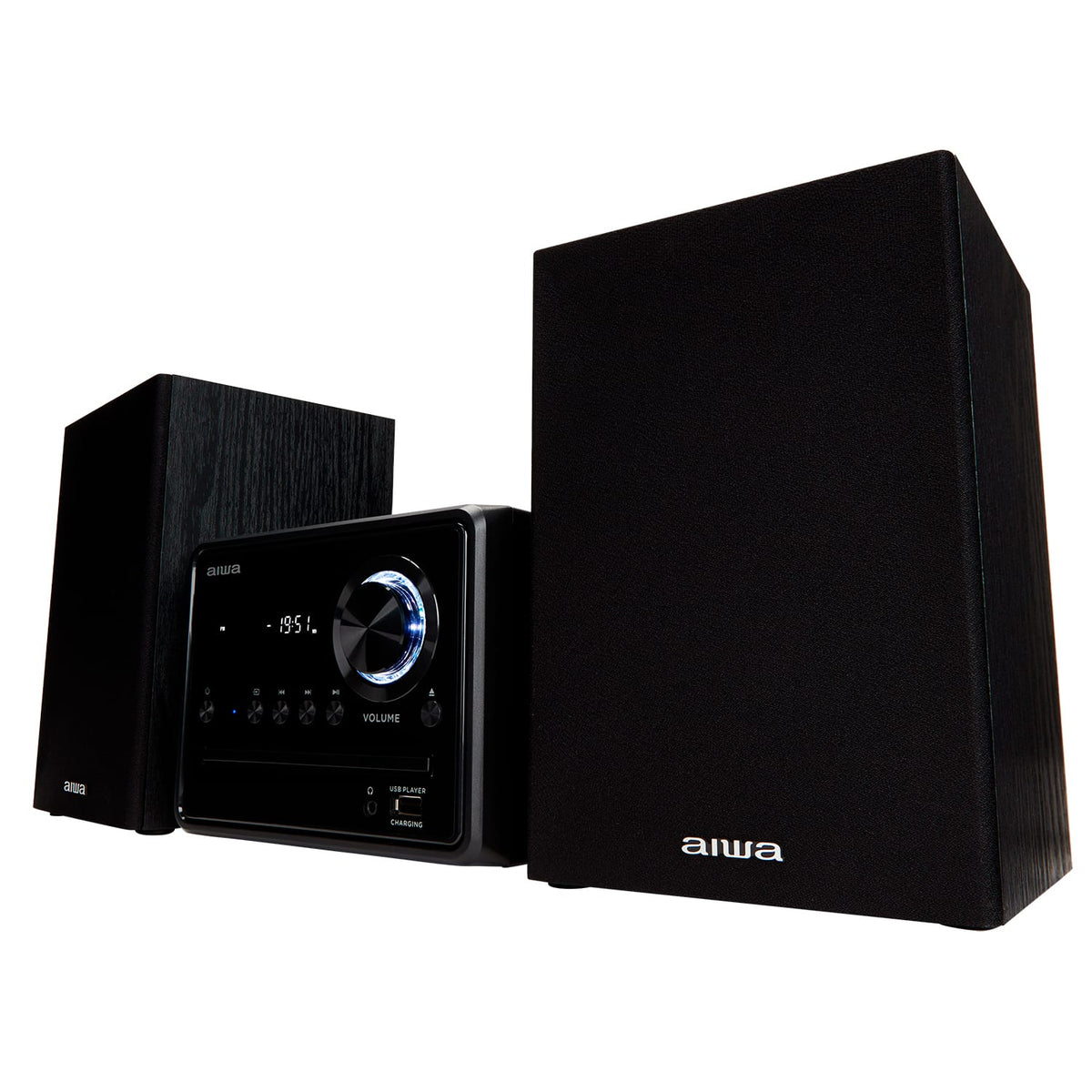 AIWA MCBT-350 Micro Hi-Fi-anläggning 20 W med Bluetooth, CD, FM och USB