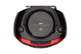 AIWA RC-300 Boombox med CD, Kassette, DAB+, Bluetooth og USB, rød