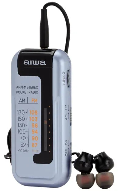 Aiwa RM-10SL bärbar radio, Silver