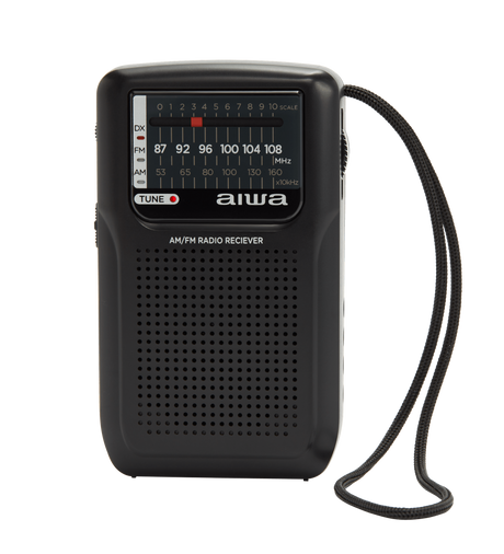 AIWA RS-20 Fickradio med AM/FM, FM DX och hörlurar