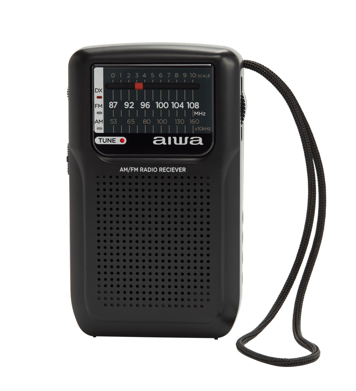 AIWA RS-20 Fickradio med AM/FM, FM DX och hörlurar