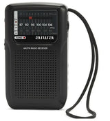 AIWA RS-20 Fickradio med AM/FM, FM DX och hörlurar