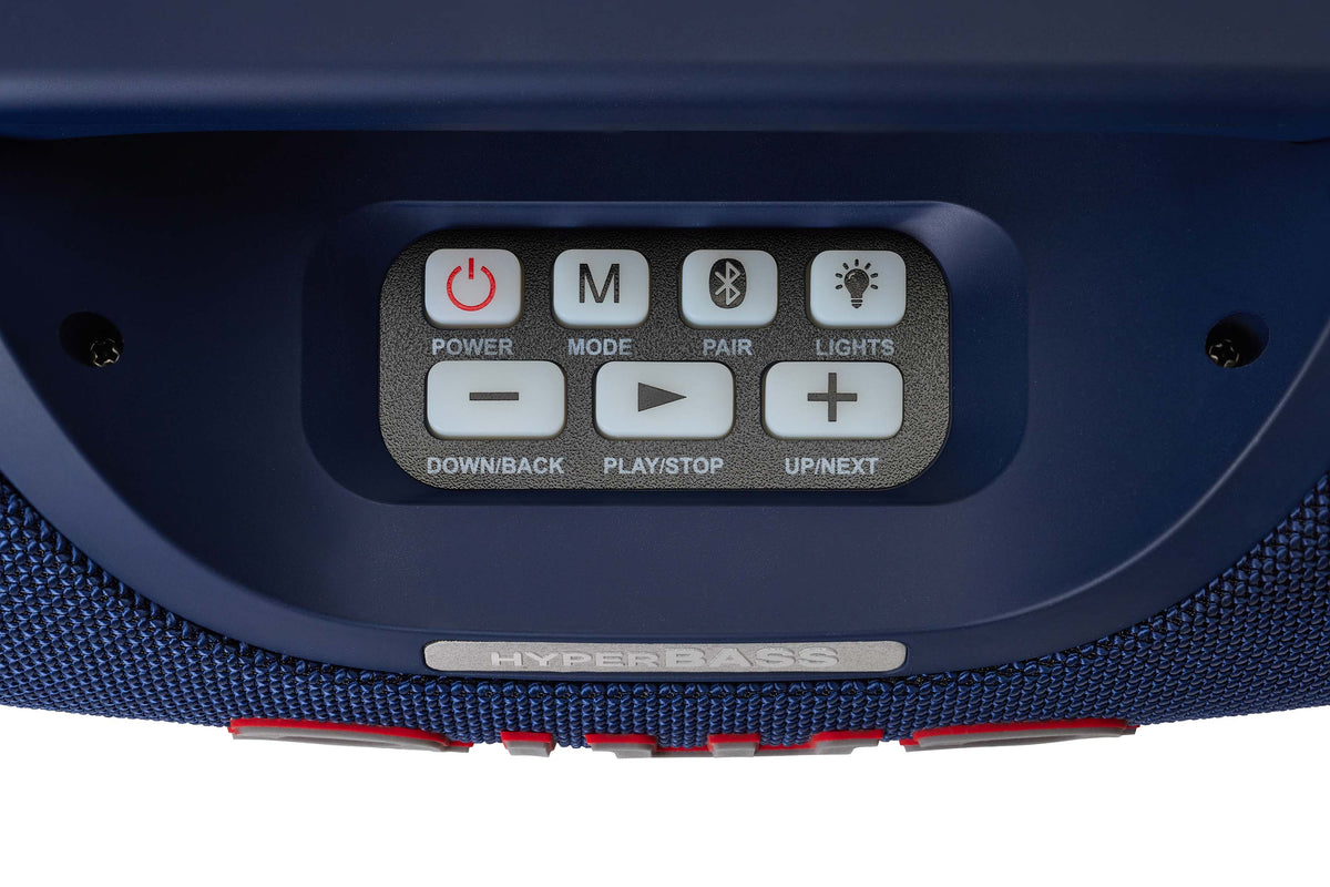Aiwa SPB-680BL bærbar Bluetooth-højttaler, Blå